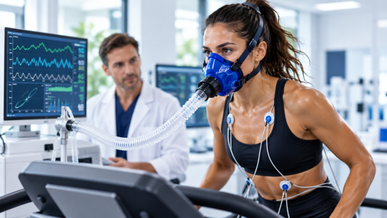 Estudio metabólico durante ejercicio con FATmax VT1 VT2 VO2peak y VO2max